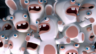 Animated characters blue eyes group - a group together free wallpaper