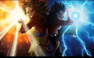 Couple people air lightning blue 4 - andries both free wallpaper