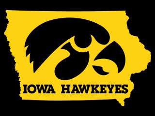 Iowa hawks logo iowa puzzle - a jigsaw puzzle free wallpaper