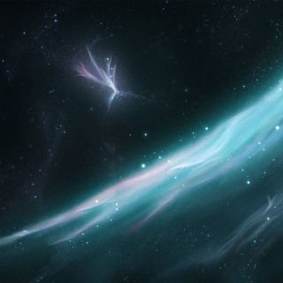 Bright blue object sky stars 2 - free stars wallpaper for tablet