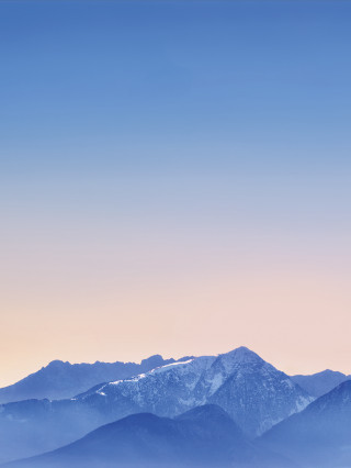 Mountain range snow capped pink - a mountain range free wallpaper for mobile