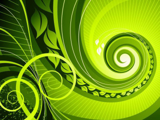 Green swirl background swirly design - a swirl free wallpaper