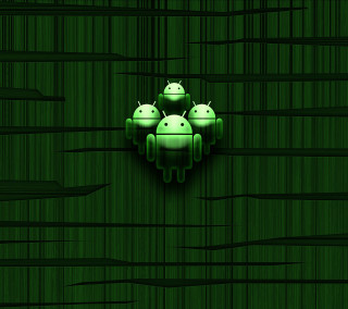 Green wall androids bamboo pattern - free gaming wallpaper for tablet
