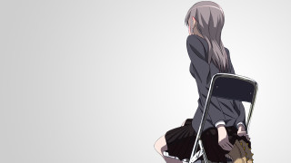 Woman sitting chair cellphone handbag - her hand and a handbag free wallpaper