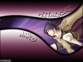 Anime character purple background black 2 - a anime character free wallpaper