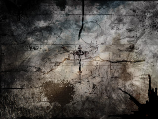 Person standing wall clock sky - ben templesmith free wallpaper