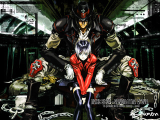 Anime couple bench chains room - chain free wallpaper