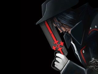 Cedric seaut red sword black - a black coat free wallpaper
