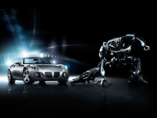 Car robot dark room lights - cybernetic free wallpaper