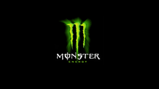 Monster logo green lights energy 2 - a monster logo free wallpaper