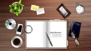 Desk book pen phone clock 2 - a pen free wallpaper