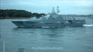 Large boat water shoreline trees 2 - the water near a shore line free wallpaper