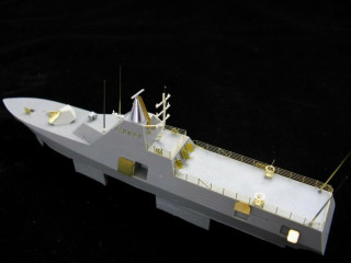 Large white ship black surface - 3 d model free wallpaper