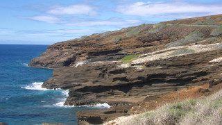 Cliff road ocean cliff face - it next free wallpaper