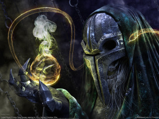 Man helmet glowing orb chain - elden ring free wallpaper