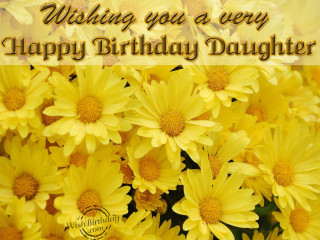 Yellow flowers happy birthday message - happy free wallpaper