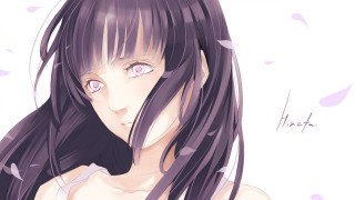 Woman long hair purple eyes 2 - the wind free wallpaper