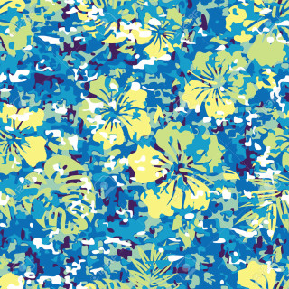 Blue yellow flower white background 3 - free flowers wallpaper for tablet