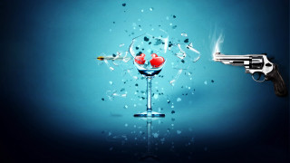 Gun wine splash water glass - a splash of water free wallpaper