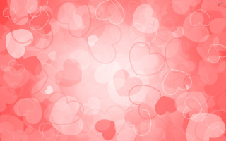 Pink white hearts red background - heart free wallpaper