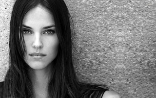 Woman long hair black top 4 - style free wallpaper