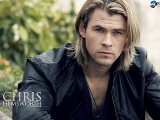 Handsome man long hair leather - carl morris free wallpaper