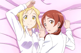 Anime girls bed hair ear - her ear free wallpaper