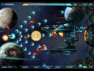 Computer space scene planets background - a computer screen free wallpaper for desktop