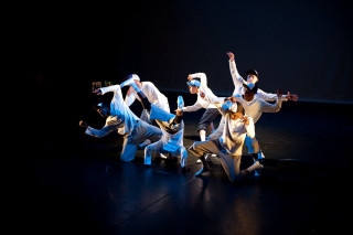 Dance performance group arms legs - their arm free wallpaper