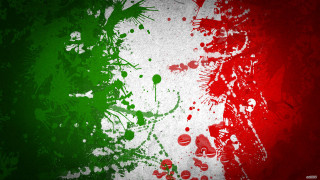 Grungy flag red green background - a grungy effect free wallpaper