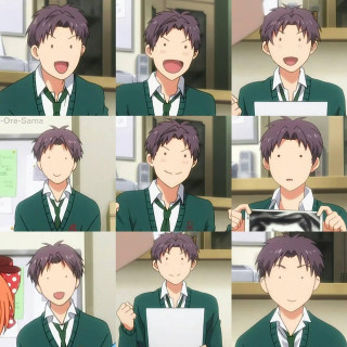 Green suit funny face laptop - baiōken eishun free wallpaper for tablet