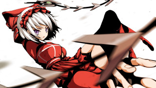 Person red outfit sword bird - a sword and a bird free wallpaper