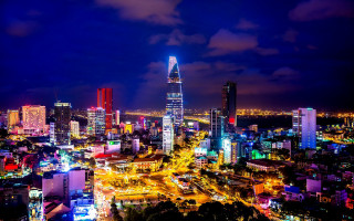 City night lights buildings background 12 - cui bai free wallpaper for desktop