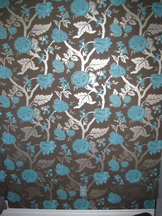 Flower pattern wall toilet blue - a blue flower free wallpaper for mobile