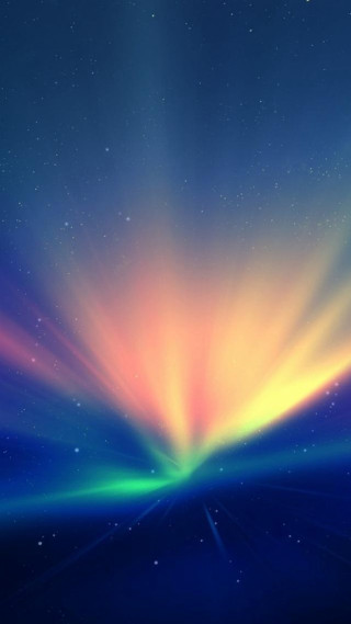 Colorful aurora borealis stars bright - bright free wallpaper for mobile