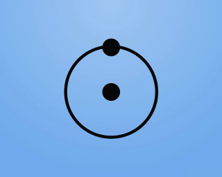 Black circle dots blue background - ue 5 free wallpaper