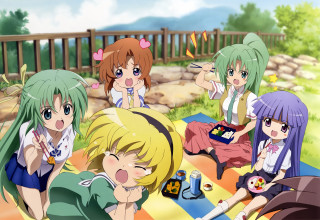 Girls picnic blanket park food - a group of girls free wallpaper