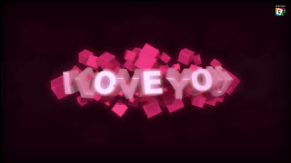 3d text effect i love - object in the middle free wallpaper