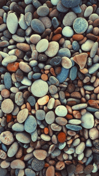 Colorful varied rocks ground nature - unreal free wallpaper for mobile