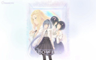 Girls group picture frame flowers - a picture frame free wallpaper