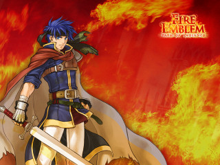 Fire sword blue outfit fireball - a blue outfit holding free wallpaper