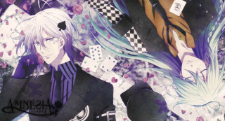 Anime couple long hair blue - toyism free wallpaper for desktop