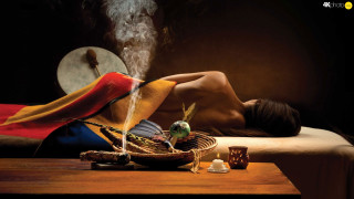 Woman bed bird basket laying - anne geddes free wallpaper