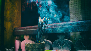 Cup incense sticks table statue - a cup free wallpaper