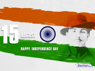 Man hat flag happy independence - bapu free wallpaper