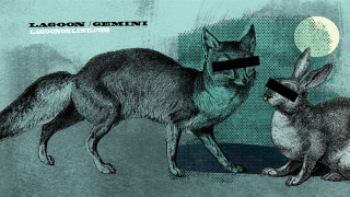 Rabbits blindfolds drawing image artwork - two rabbit free wallpaper