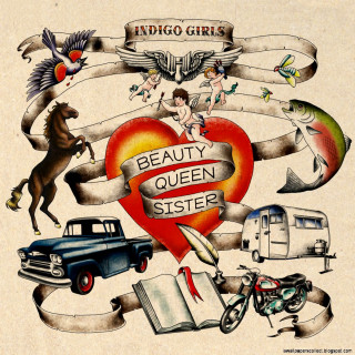 Heart ribbon banner horse drawing - enguerrand quarton free wallpaper for tablet