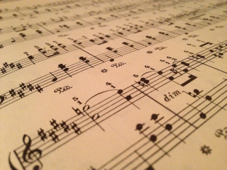 Music sheet musical notes composition - musical note free wallpaper