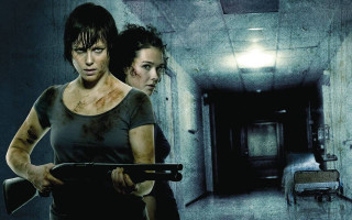 Woman gun dark room tattoo - a woman holding free wallpaper