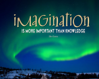 Green blue sky quote magnification - important free wallpaper